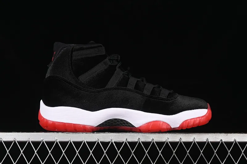 All categories Air Jordan Jordan series basketball shoes Air Jordan 11 F version Air Jordan 11 Retro "Bred Velvet" AJ11 Joe 11 black red velvet DB5457-061